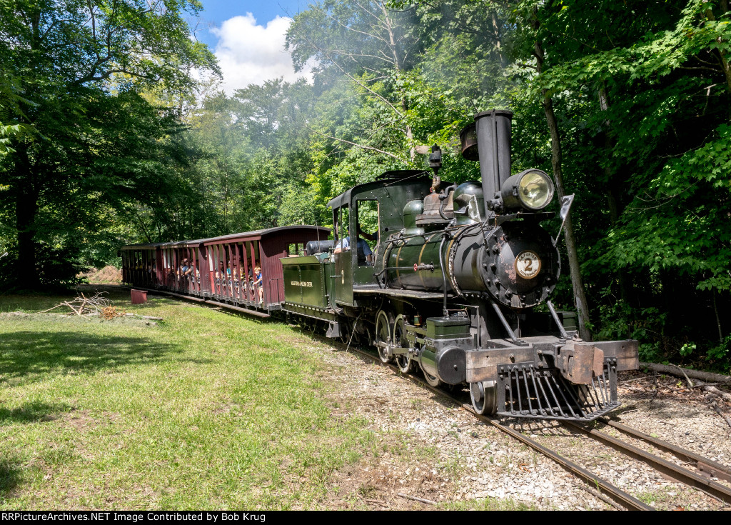 Compania Agricola de Guatemala steam locomotive number 2 at Hesston